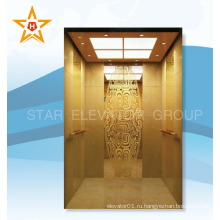 Цена для пассажирского лифта с золотистым и роскошным декором